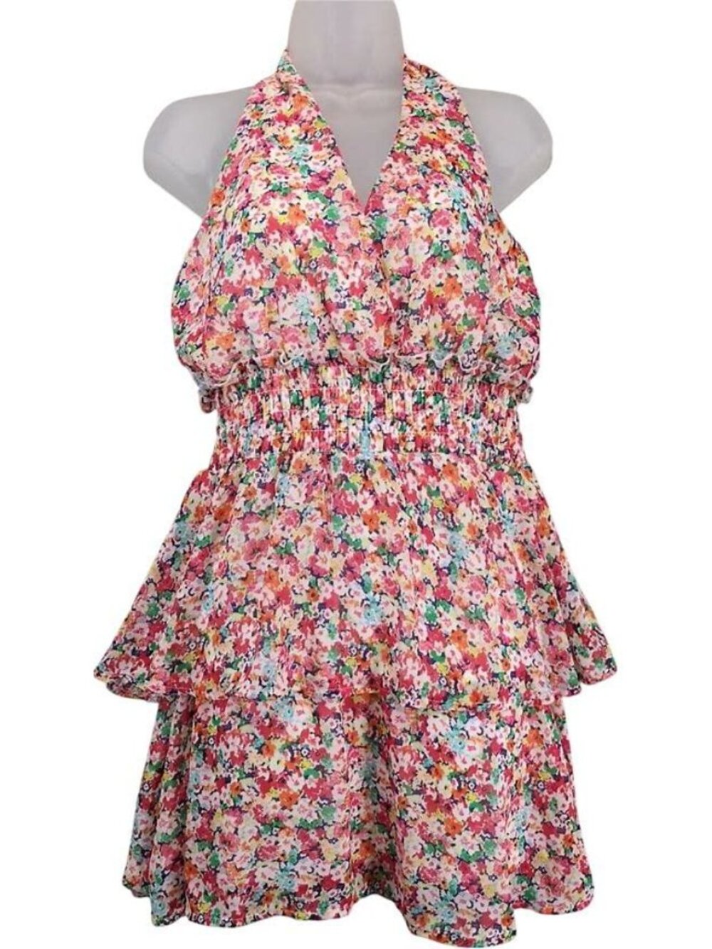 Sienna Sky Halter Floral Dress